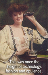 Candlestick Telephone Gal