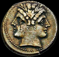 Roman Coin - Two Faces