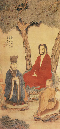 Lao,Buddha,Confucious
